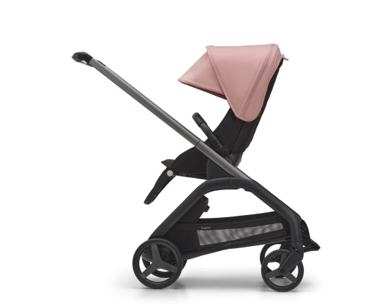 Прогулочная коляска Bugaboo DRAGONFLY - graphite/midnight black morning pink