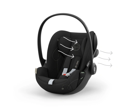 Автокресло Cybex Cloud G-iSize 0-13кг - Moon Black