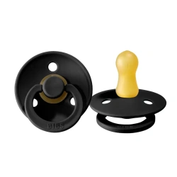 Пустушка BIBS Pacifier Colour Latex Size 3 Black - зображення