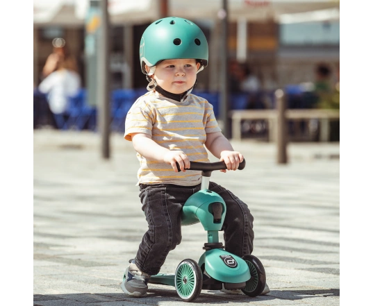 Самокат Scoot and Ride серії Highwaykick-1, сіро-зелений, 1-5 років