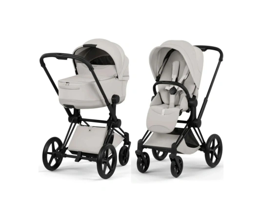 Коляска Cybex PRIAM Style Collection 5.0 - city grey (шасі Matt Black)