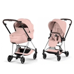 Коляска 2 в 1 Cybex MIOS Style Collection 5.0 - peach pink (шасі Chrome) - изображение