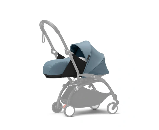 Універсальна коляска Stokke YOYO³  + компактна люлька BABYZEN  Aqua (шасі White)