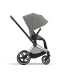 Прогулянкова коляска Cybex Priam Mirage Grey  (шасі Chrome )