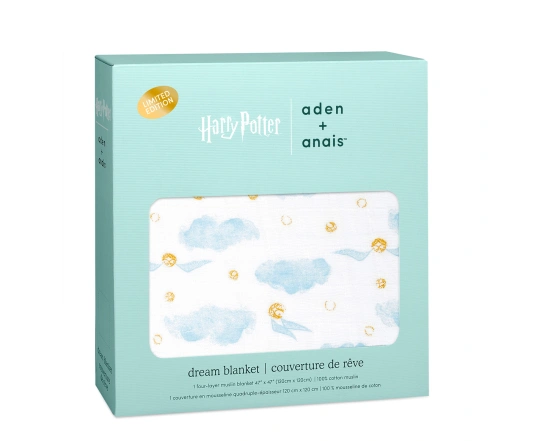 Ковдра з бавовняного мусліну ADEN+ANAIS Harry Potter (120*120см)
