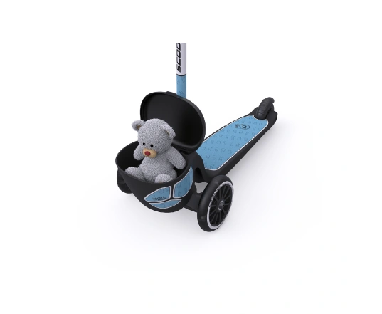 Самокат Scoot and Ride серії Highwaykick-2 з колесами що світяться сталевий, 2+ до 50кг