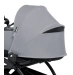 Универсальная коляска 2 в 1 Stokke YOYO³ +  люлька Bassinet BABYZEN Stone (шасси Black)