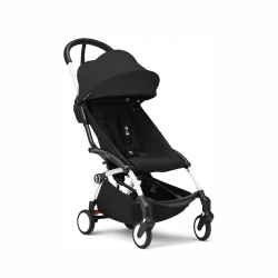 Прогулянкова коляска Stokke YOYO³ з 6 місяців Black (шасі White) - зображення