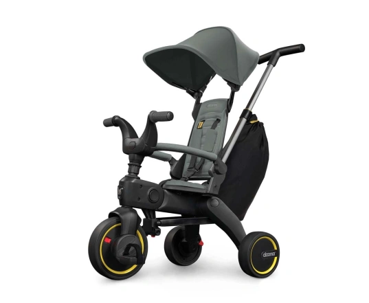Складной трехколесный велосипед Doona Liki Trike S3 Slate Green