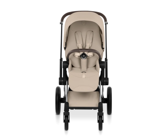 Прогулянкова коляска Cybex PRIAM Style Collection 5.0 - cozy beige (шасі Chrome Brown)