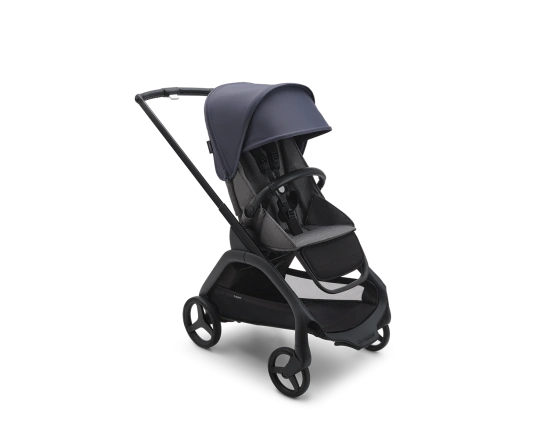Прогулянкова коляска Bugaboo DRAGONFLY - black/grey melange stormy blue