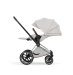 Прогулянкова коляска Cybex PRIAM Style Collection 5.0 - city grey (шасі Chrome Brown)