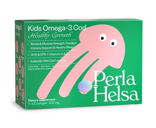 Диетическая добавка Perla Helsa Кідс Омега-3 с витаминами А и Д