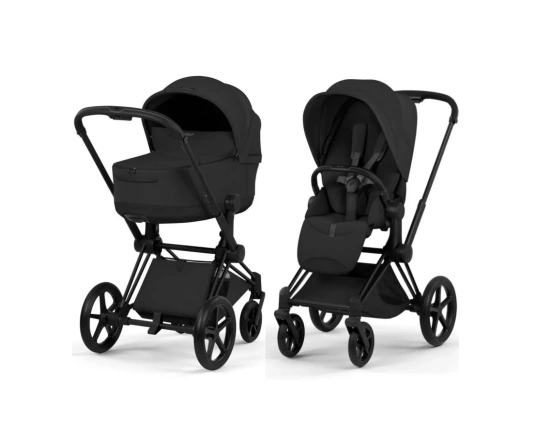Коляска Cybex PRIAM Style Collection 5.0 - sepia black (шасі Matt Black)