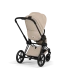 Прогулянкова коляска Cybex PRIAM Style Collection 5.0 - cozy beige (шасі Matt Black)