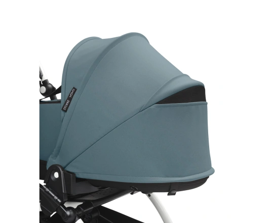 Универсальная коляска 2 в 1 с люлькой newborn shell Stokke YOYO³ Aqua (шасси  White)