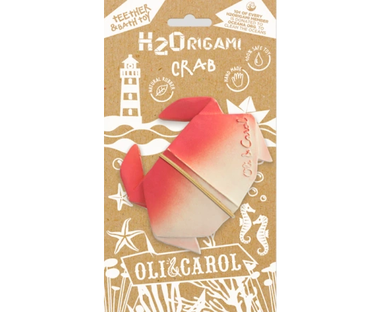 Прорезыватель - грызунок Oli&Carol  ОРИГАМИ КРАБ