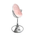 Стульчик для кормления Bloom Fresco Silver в комплекте с вкладышами из экокожи - Rosewater