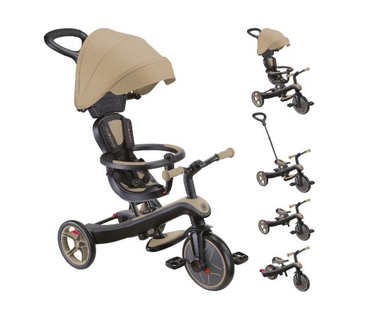 Велосипед дитячий GLOBBER серії EXPLORER TRIKE 4в1 - Пісочний