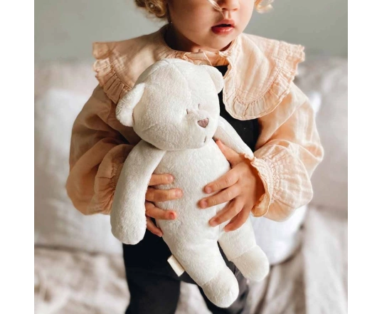 Музичний ведмедик з нічником MOONIE 2.0 Cream