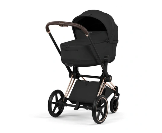 Коляска Cybex PRIAM Style Collection 5.0 - sepia black (шасі Rosegold)