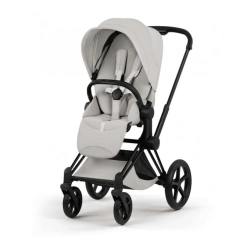 Прогулянкова коляска Cybex PRIAM Style Collection 5.0 - city grey (шасі Matt Black) - зображення