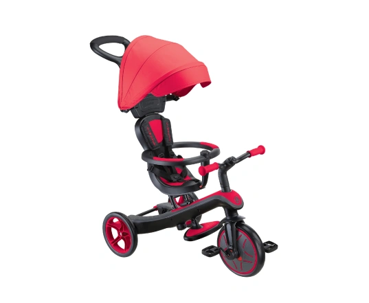 Велосипед дитячий GLOBBER серії EXPLORER TRIKE 4в1 - Червоний