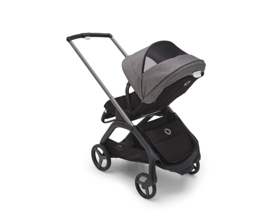 Прогулянкова коляска Bugaboo DRAGONFLY - grafite/grey melange-grey melange