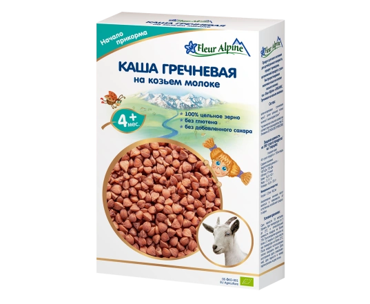 Каша на козячому молоці Fleur Alpine Гречана 200г.