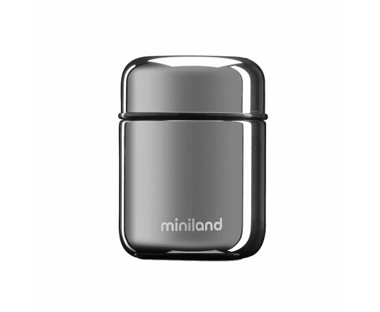 Термос харчовий Miniland food thermos mini DELUXE SILVER 280 мл
