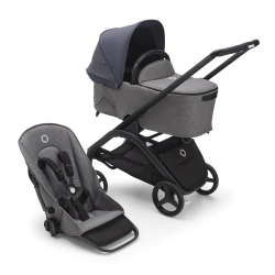 Універсальна коляска 2в1 Bugaboo DRAGONFLY - grafite/midnight black stormy blue - зображення