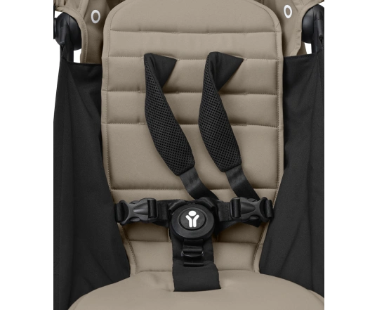 Универсальная коляска 2 в 1 с люлькой newborn shell Stokke YOYO³ Taupe (шасси Black)