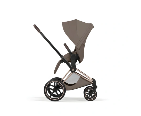 Прогулянкова коляска Cybex PRIAM Style Collection 5.0 - coconut brown (шасі Rose Gold)