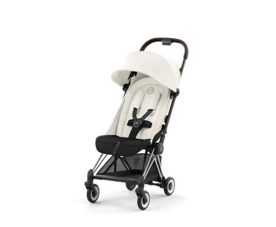 Прогулочная коляска Cybex Coya Chrome Dark Brown/Off White
