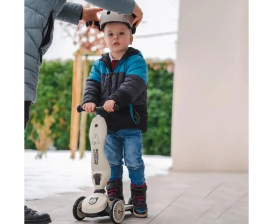 Самокат Scoot and Ride серії Highwaykick-1 Push and Go Miffy - світло-сірий