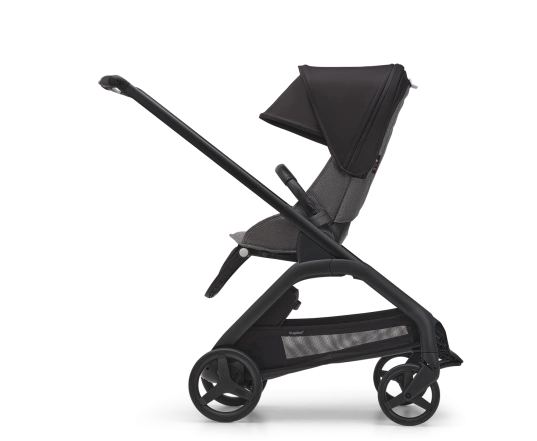 Прогулочная коляска Bugaboo DRAGONFLY - black/grey melange midnight black
