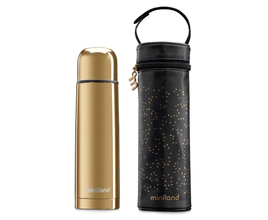 Термос для рідин золото + термосумка Miniland Deluxe Thermos Gold 500ML