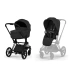 Коляска 2 в 1 Cybex PRIAM Comfort Collection 5.0 - sepia black (шасі Matt Black)