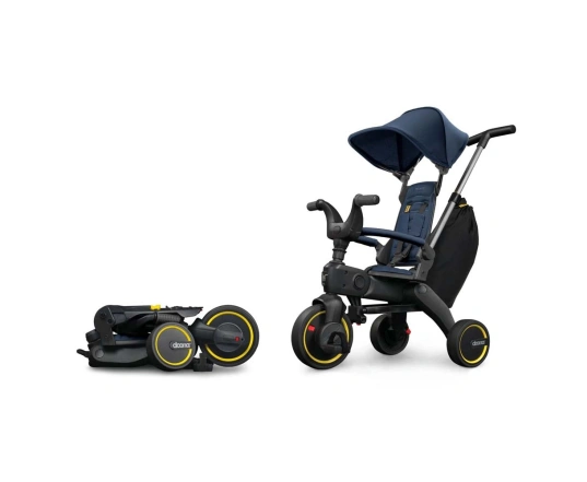 Складной трехколесный велосипед Doona Liki Trike S3 Deep Blue