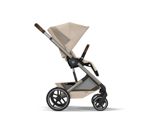 Прогулянкова коляска Cybex BALIOS S LUX TPE - almond beige (з бампером)