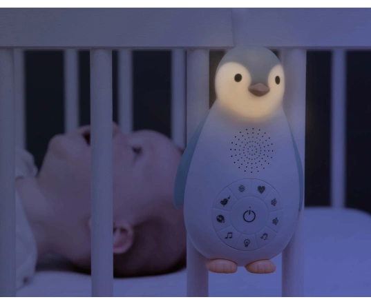 Нічник ZAZU ZOE Пінгвін, сірий