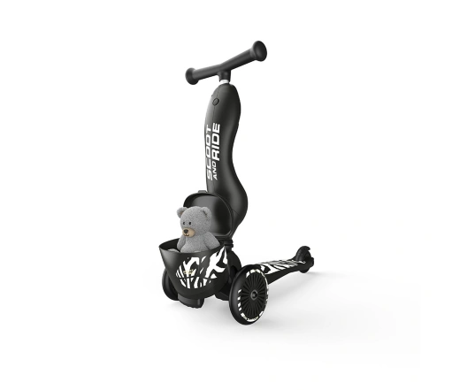 Самокат Scoot and Ride серії Highwaykick-1 Lifestyle зебра, до 3р/20кг