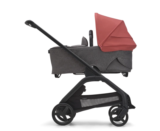 Универсальная коляска 2в1 Bugaboo Dragonfly Sunrise red/Grey mélange-Midnight black