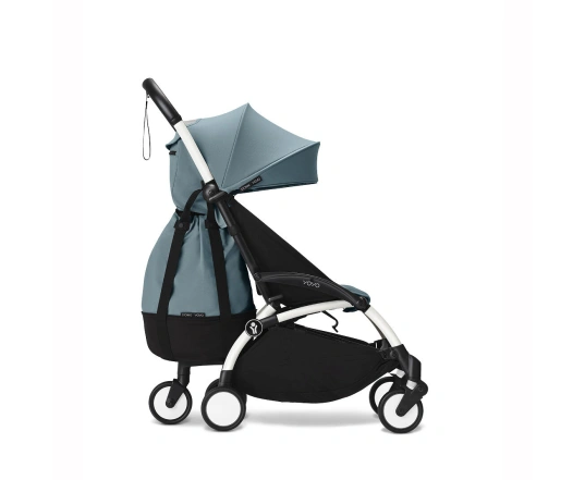 Прогулянкова коляска Stokke YOYO³ з 6 місяців Aqua (шасі White)