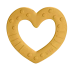 Іграшка - прорізувач BIBS Baby Bitie Heart Mustard