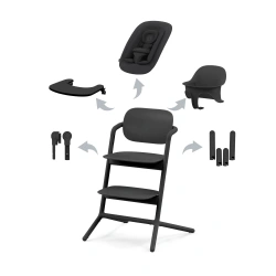 Стульчик для кормления 4 в 1 Cybex LEMO - stunning black - изображение