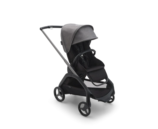 Прогулянкова коляска Bugaboo DRAGONFLY - grafite/grey melange - grey melange