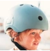 Шолом захисний дитячий Scoot and Ride, сіро-синій, з ліхтариком, 51-55см