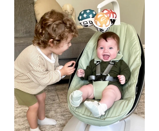 Шезлонг качалка 4Moms MAMAROO 5.0 - classic sage