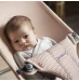 Кресло - шезлонг Bliss BabyBjörn сетка - Розовый-перламутровый 
